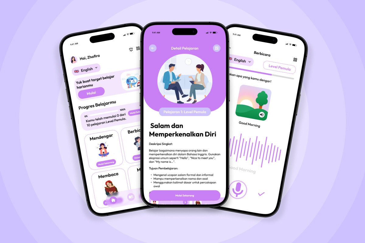 Linguago - Language Learning UI App, a Websites & App Template by productype1 (Photo 4 of 5)