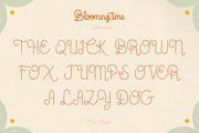 Blooming Time Font, a Script Font by Oui Studio (Thumbnail 2 of 12)