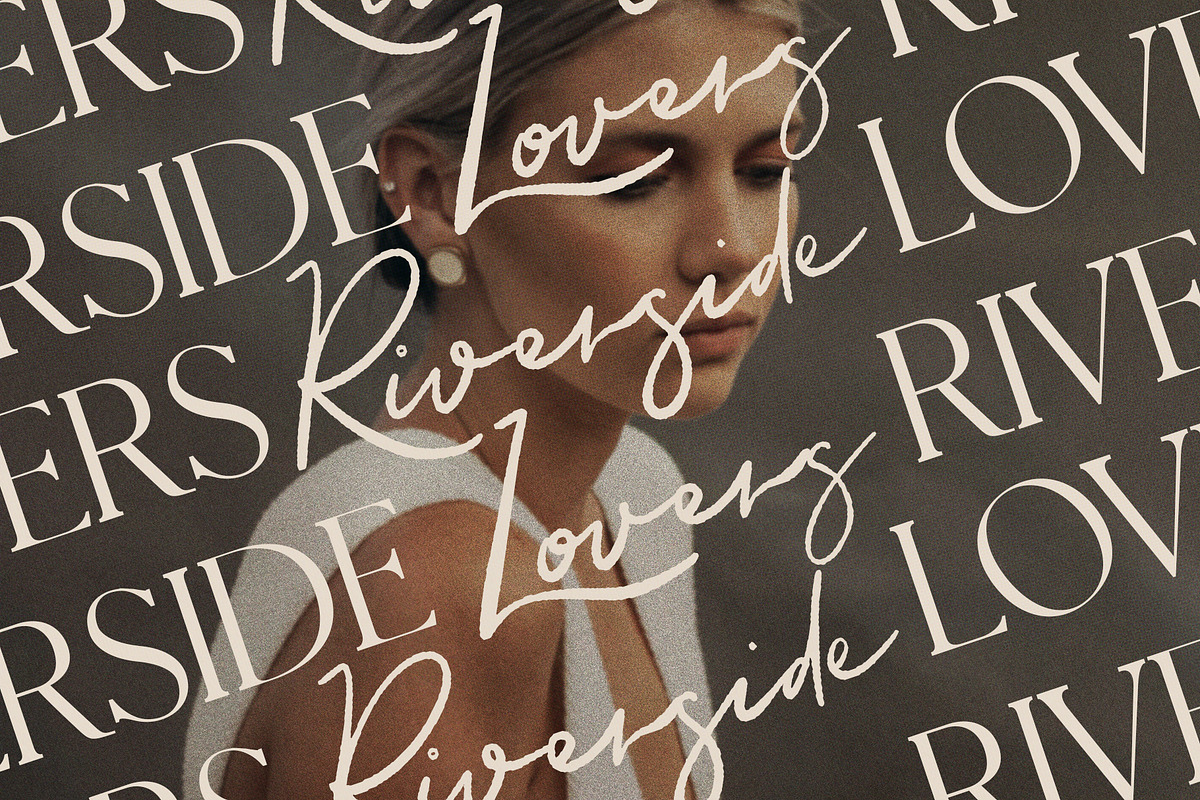 Riverside Lovers - Elegant Font Duo, a Serif Font by SilverStag Type Foundry (Photo 20 of 20)