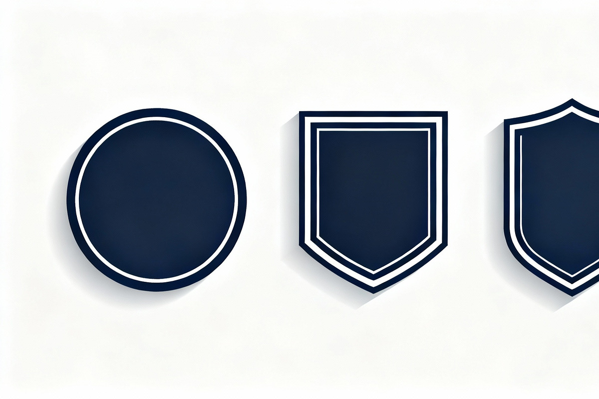 24 Minimal Geometric Logo Frames, an Emoji Icon by adenpinkstore (Photo 9 of 12)