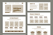 Modern UI Wireframe Template, an UI Kit Template by MightyDesign (Thumbnail 2 of 6)