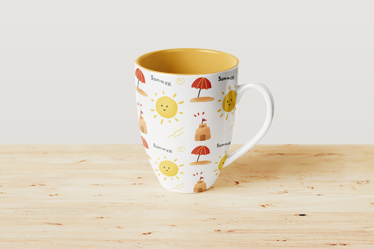 Summer seamless pattern Vol 02, a Pattern Graphic by RizkaNurfazrina (Photo 3 of 7)