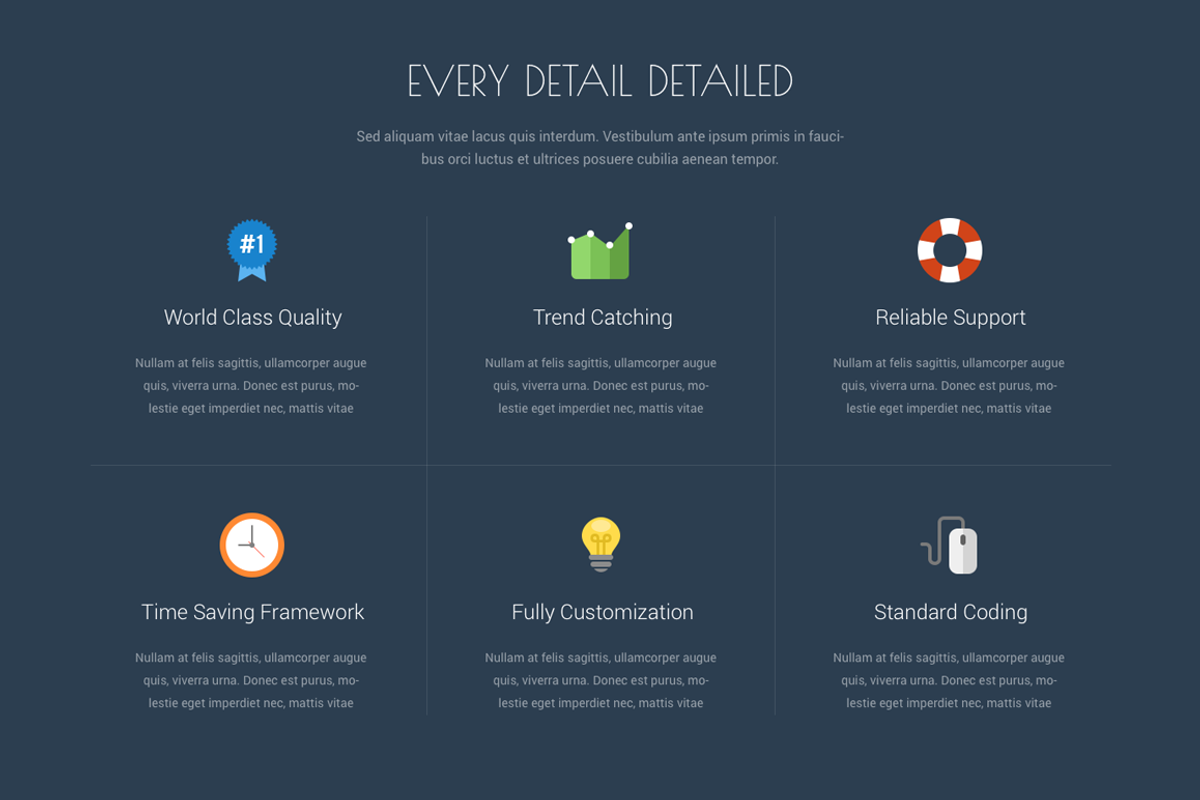 Liberty - One Page HTML Template, a Landing Page Template by YoArts (Photo 3 of 5)