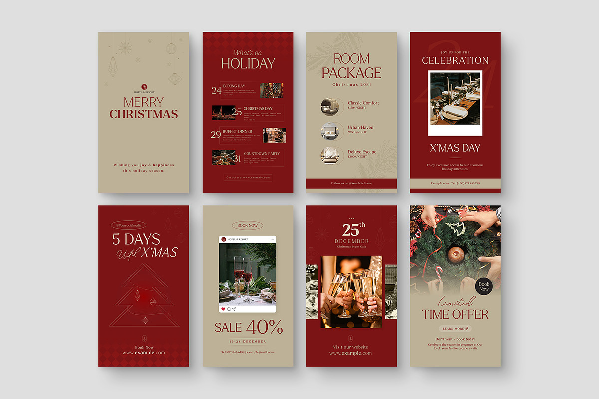 Christmas What's On Social Media, a Social Media Template by BrandPacks (Photo 1 of 5)