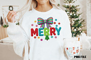 Tufted Embroidery Ribbon Bow Merry, an Illustration by DreamCafeArt (Thumbnail 2 of 4)