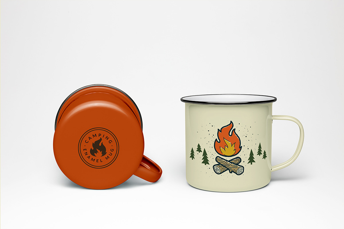 Let's go camping illustration set, an Illustration by tetiana.svirska (Photo 10 of 13)