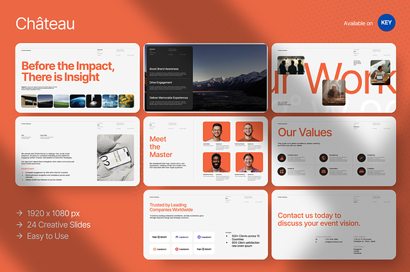 Chateau Creative Portfolio Keynote preview 8