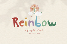 Reinbow font