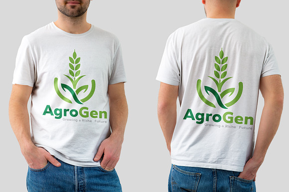 AgroGen Agriculture & Farming Logo preview 4