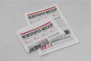 Newspaper Mock-up, an Advertising Mockup by zippypixelstudio (Thumbnail 2 of 14)