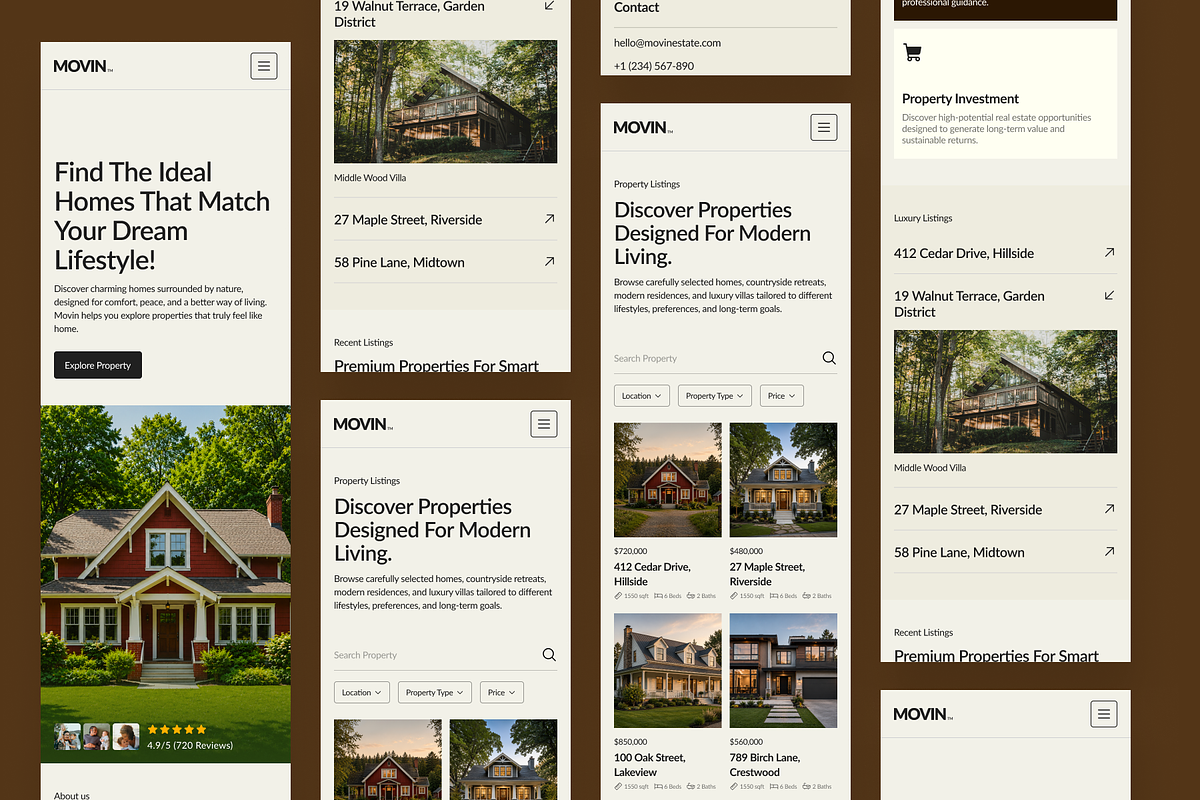 Movin - Real Estate Website, a Landing Page Template by SLAB! Design (Photo 5 of 5)