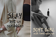 Chicken handwritten scribble font, a Handwritten Font by TD fonts (Thumbnail 4 of 10)