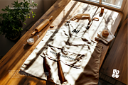 Apron Mockup Set, a Household Mockup by DOBE Studio (Thumbnail 2 of 8)