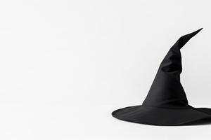 Minimal black witch hat with Halloween copy space, a Nature Photo by José Manuel Gelpi