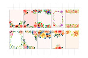 Floral Watercolor Graphic Bundle, a Decorative Illustration by wulano (Thumbnail 17 of 21)