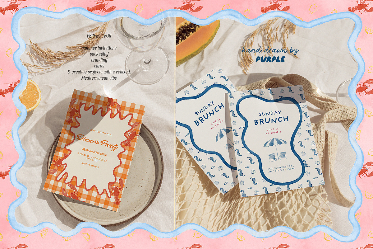 Seaside Whimsy - illustration & more, an Object Graphic by Purple (Photo 8 of 12)