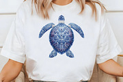 watercolor sea turtle clipart, an Illustration by Designworld (Thumbnail 7 of 8)