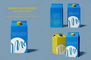 Drink Carton Packaging Mockup Set, a Product Mockup by McLittle Stock (Thumbnail 1 of 5)