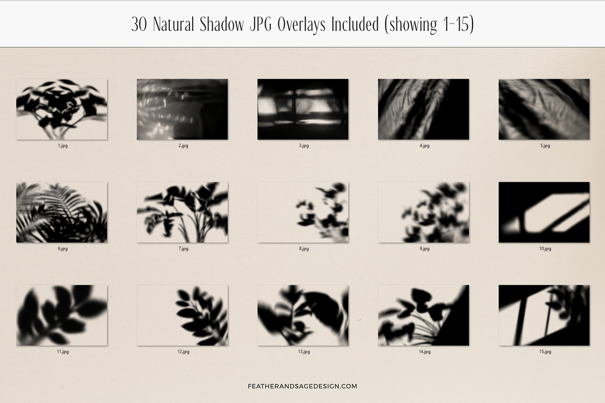 Serene Aesthetic Shadow Overlays, a Texture Graphic by Feather & Sage Design (Photo 11 of 15)