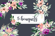Hello Spring! Hand painted flowers, an Illustration by MariePierLaf (Thumbnail 5 of 5)