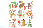 Zoo alphabet for children, an Animal Illustration by Anna Guz's Store (Thumbnail 2 of 5)