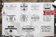 12 Photography Premade Logos Badges, an Illustration by JeksonGraphics (Thumbnail 1 of 12)