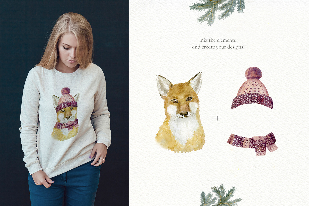 Forest Animals. Character Creator., an Animal Illustration by Designwork (Photo 8 of 21)