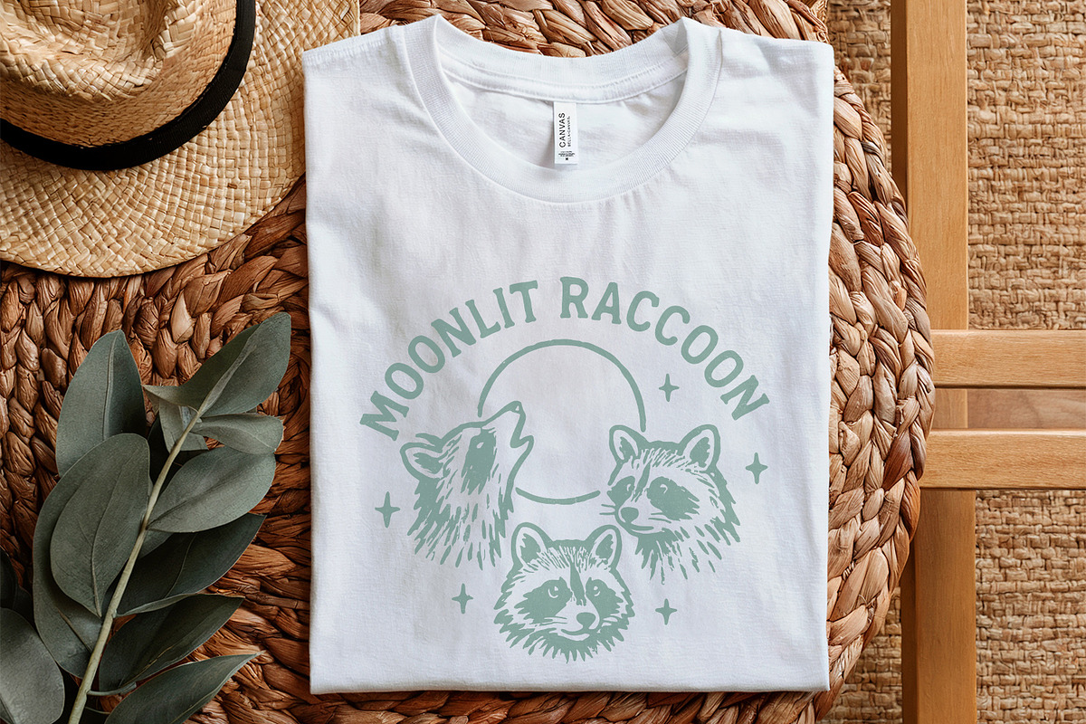 Moonlit Raccoon PNG, Woodland, an Illustration by SharpMarketplace (Photo 5 of 9)