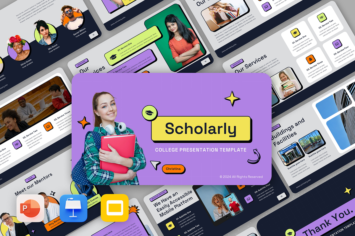 Scholarly – Presentation, a Presentation Template by Monsgraph Creative Studio (Photo 1 of 5)