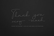 Prague Metronome, a Script Font by Ridha-38.lineart (Thumbnail 14 of 14)