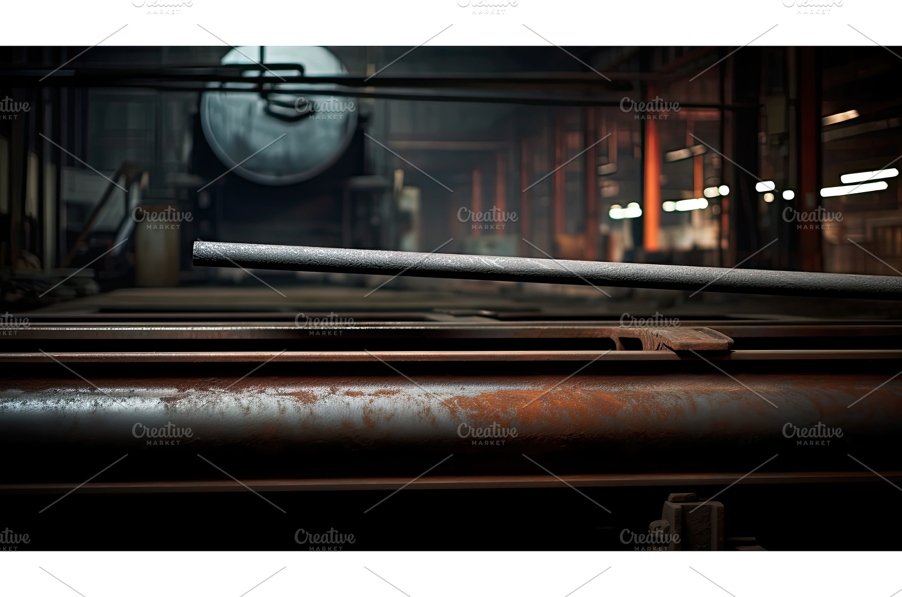 construction iron rod ai generated, an Industrial Photo by pikepicture