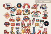 RETRO DISCO, a Pattern Graphic by MSNTY STUDIOX (Thumbnail 6 of 26)