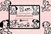 Dalmatian Procreate Stamp Brush Set, a Brush Add-On by HalieKStudio (Thumbnail 1 of 9)