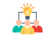 Idea Flat Icon, a Duotone Icon by Pexelpy (Thumbnail 1 of 2)