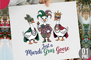 Just a Mardi Gras Goose Png, Funny, an Illustration by Designking (Thumbnail 1 of 6)