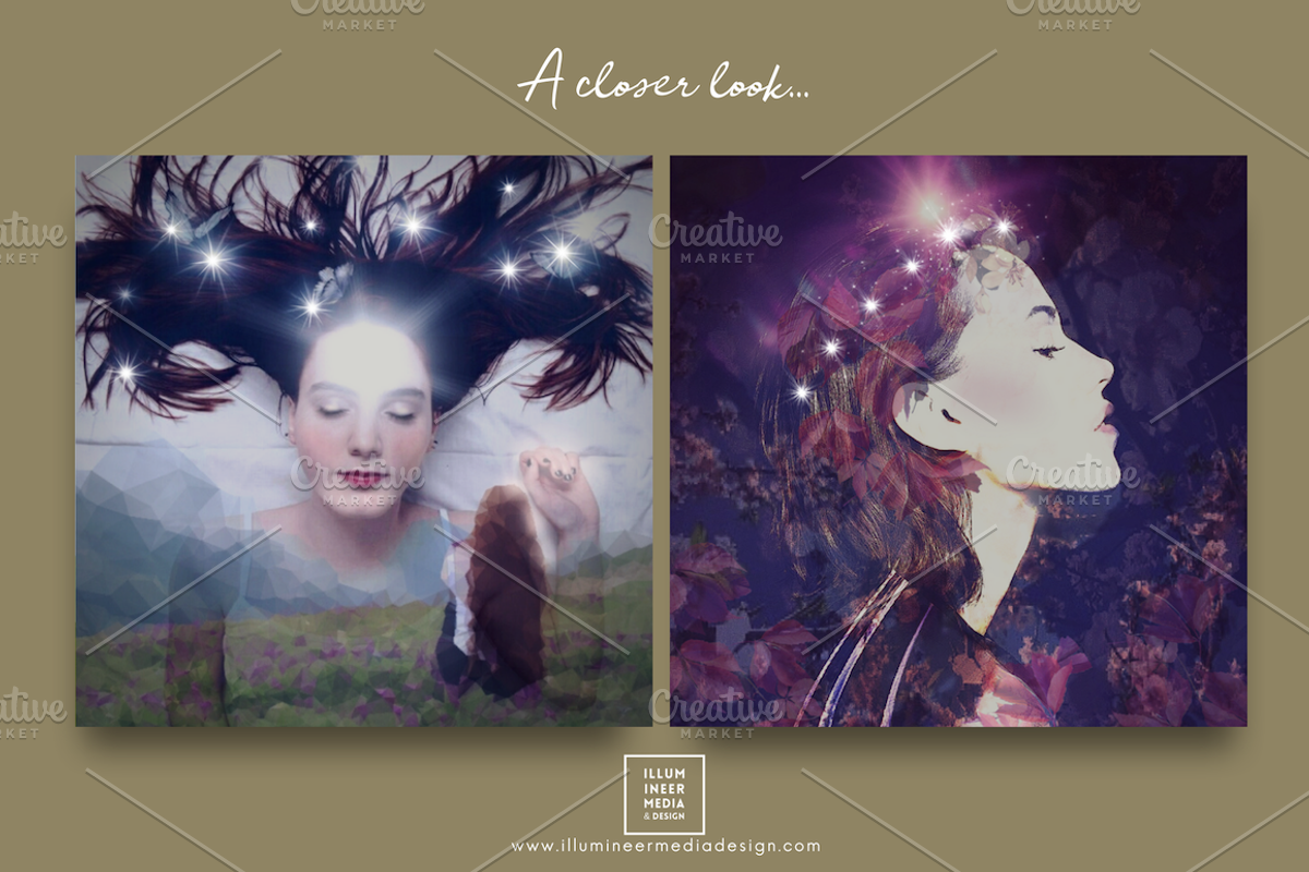 SALE! DOUBLE-EXP & GOLD WORDS SET 2, a Social Media Template by Illumineer Media & Design (Photo 2 of 7)