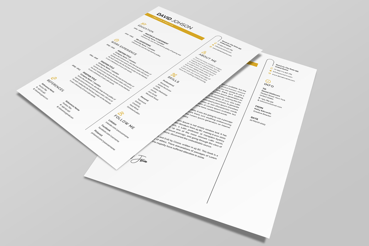 Resume/CV, a Resume Template by Creatune (Photo 3 of 4)