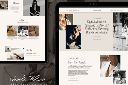 Squarespace Website Template
