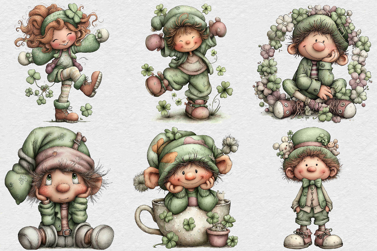 Whimsical St Patrick’s Leprechaun, an Illustration by DreamCafeArt (Photo 2 of 6)