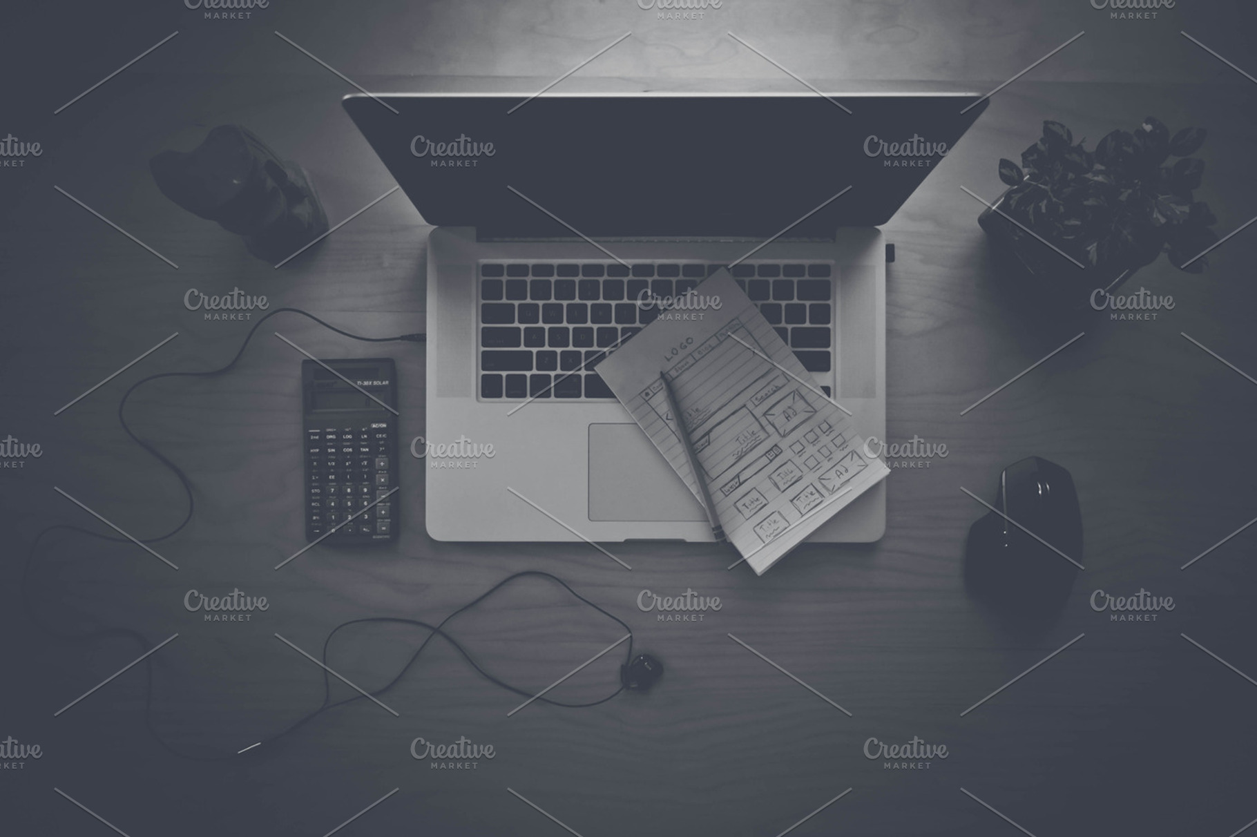 Elegant Workspace, a Technology Photo by HipFonts