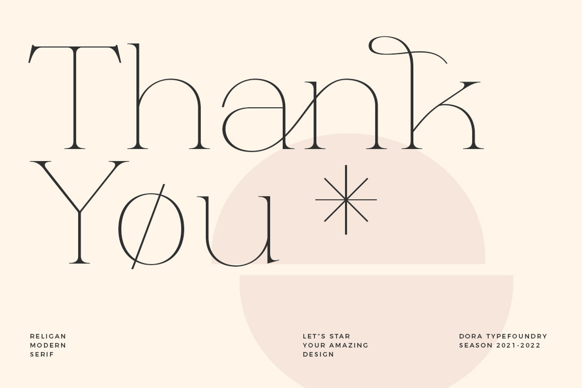 Religan - Modern Serif Font, a Serif Font by Dora Typefoundry (Photo 22 of 22)