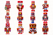 Yarn Crochet Nutcracker Cipart, an Illustration by OK Design (Thumbnail 3 of 6)