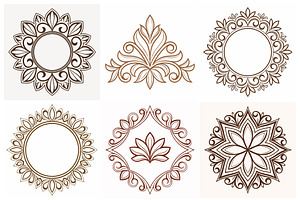 Intricate ornamental floral designs, an Object Graphic by Billah Hub