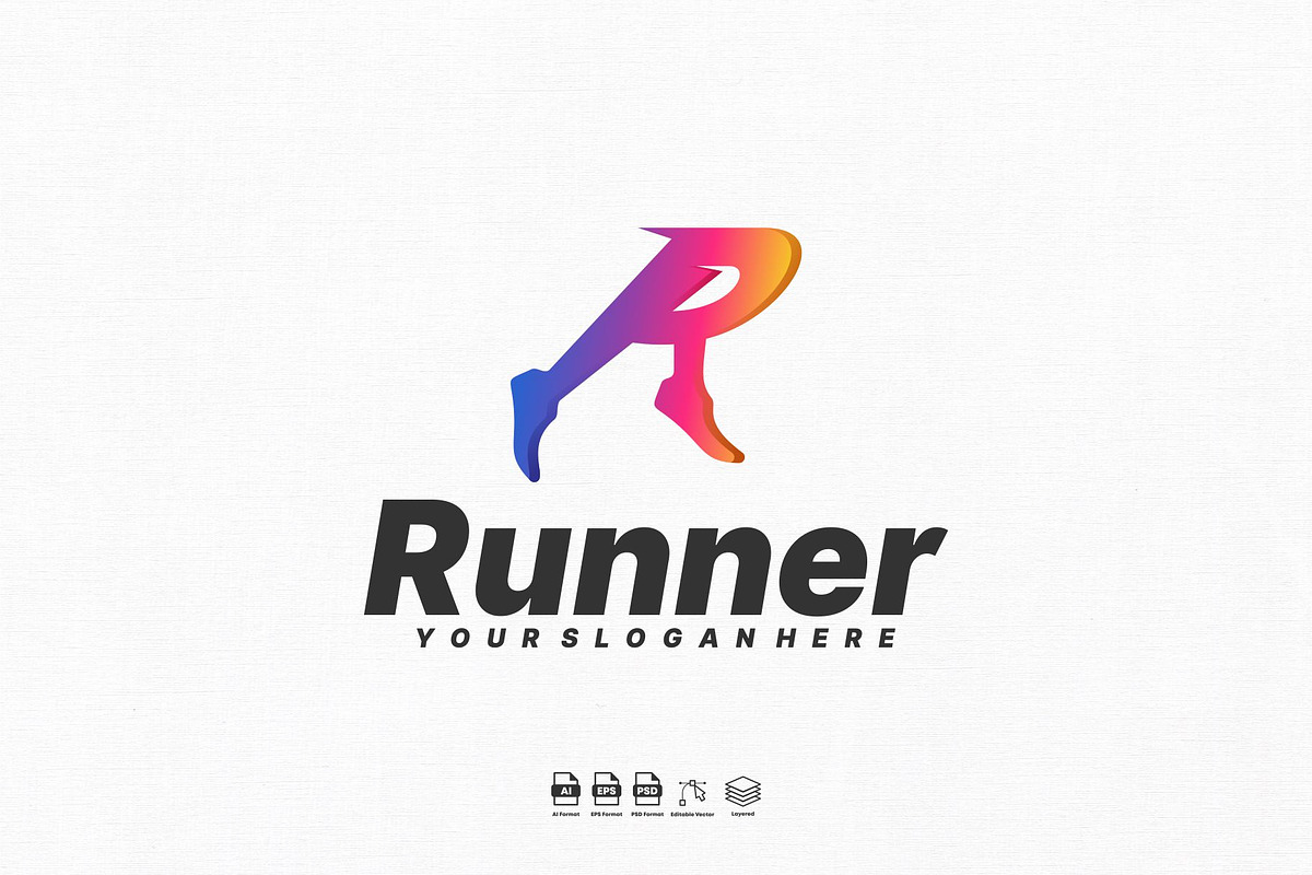 Letter R Gradient Logo Design, a Branding & Logo Template by kromastd22
