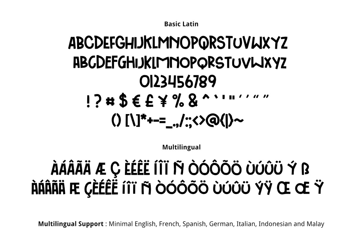 Great Ape Font preview 2