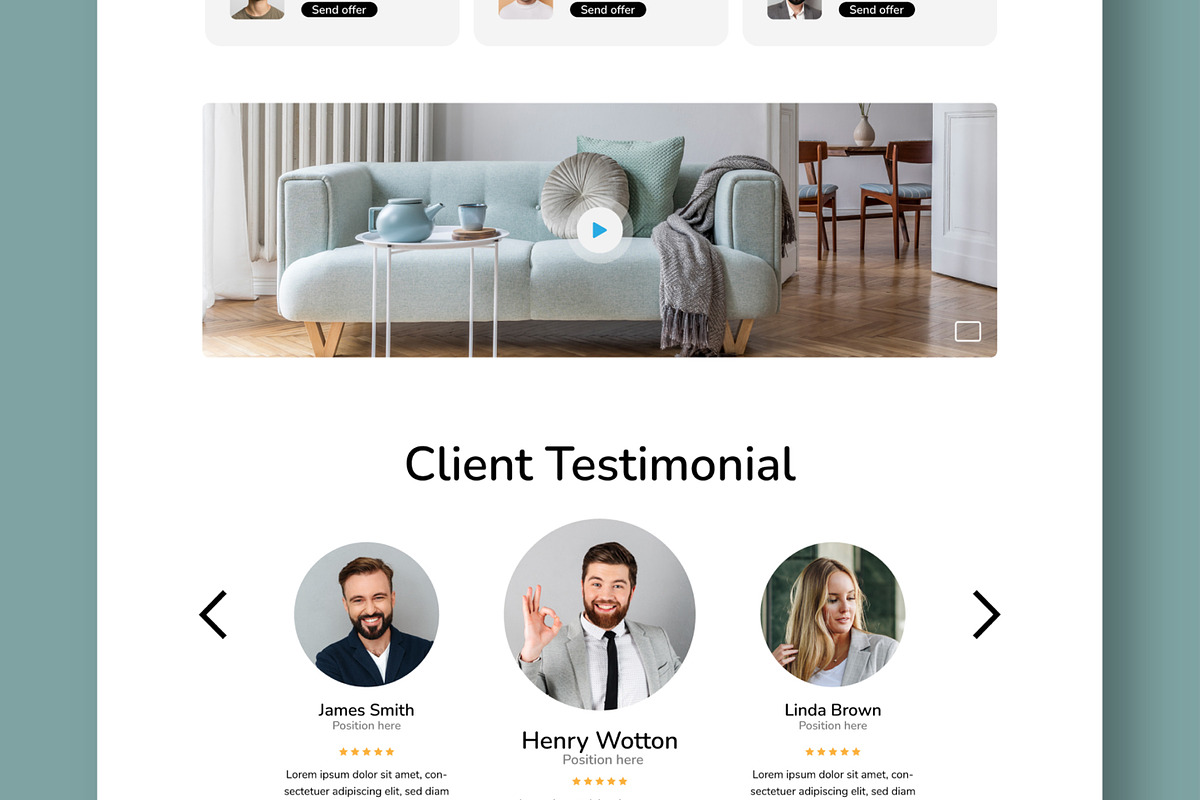 Real Estate Landing Page, an UI Kit Template by CreativeShaper (Photo 5 of 6)
