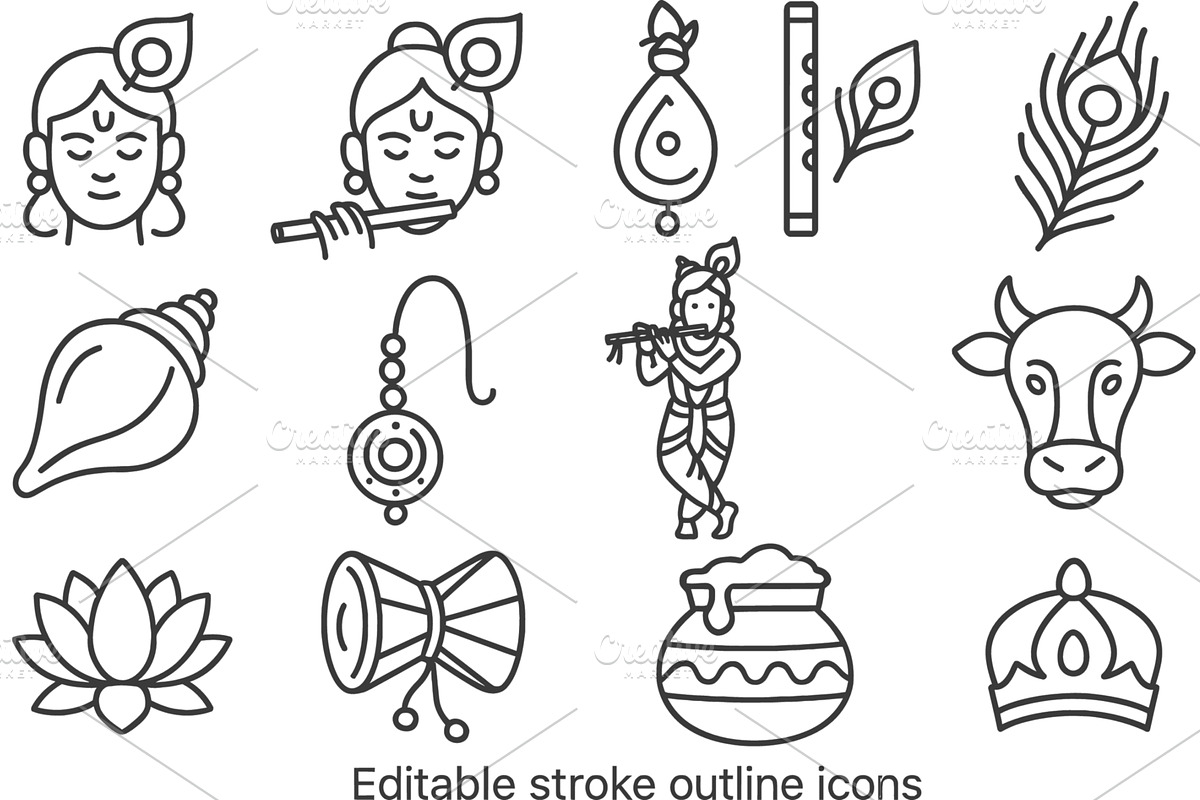 Vector illustration of line icons, an Illustration by ZinetroN