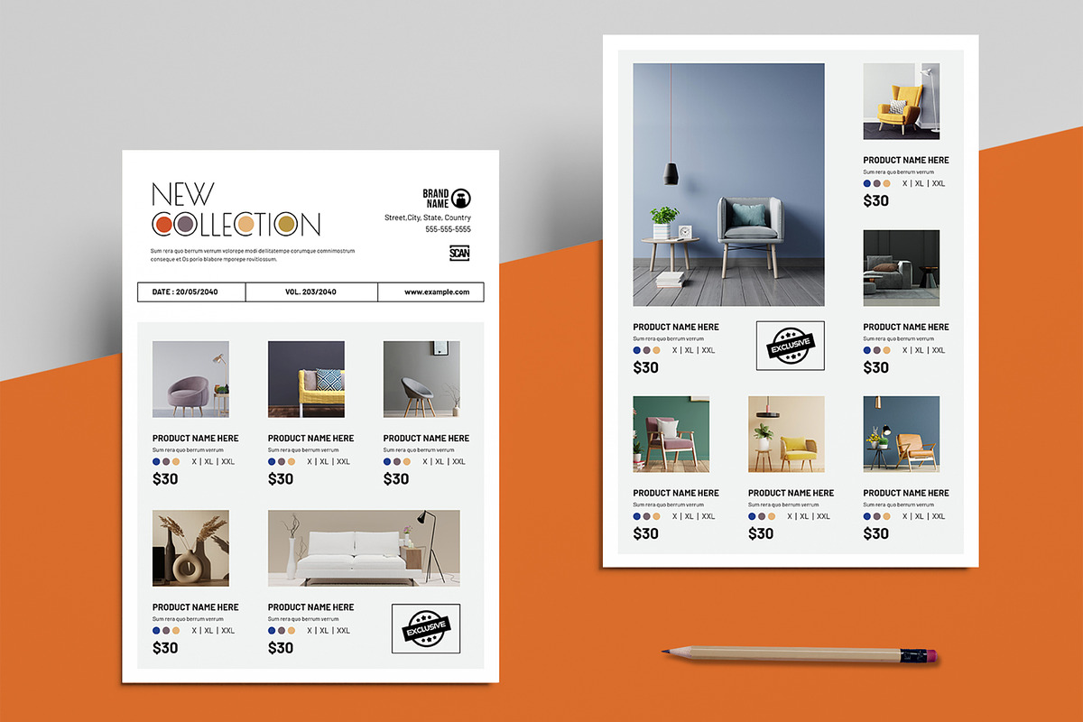 Product Arrival Catalog, a Stationery Template by ContestDesign (Photo 1 of 3)