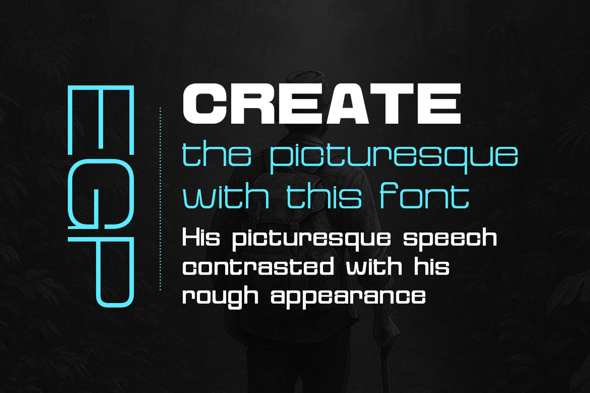 Reflect of Strictly Expanded, a Sans Serif Font by groens (Photo 2 of 5)