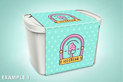 Ice Cream Container Mockup, a Cups & Container Mockup by Bruno's Shop (Thumbnail 5 of 9)